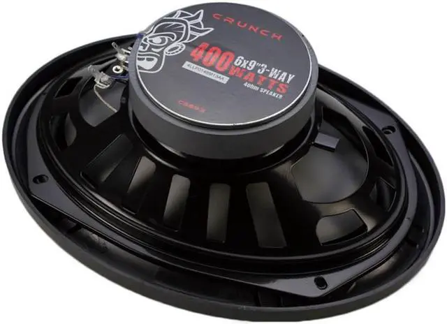Alt view image 3 of 16 - Crunch CS693 CS Series Speakers (6" x 9", 3 Way, 400 Watts)