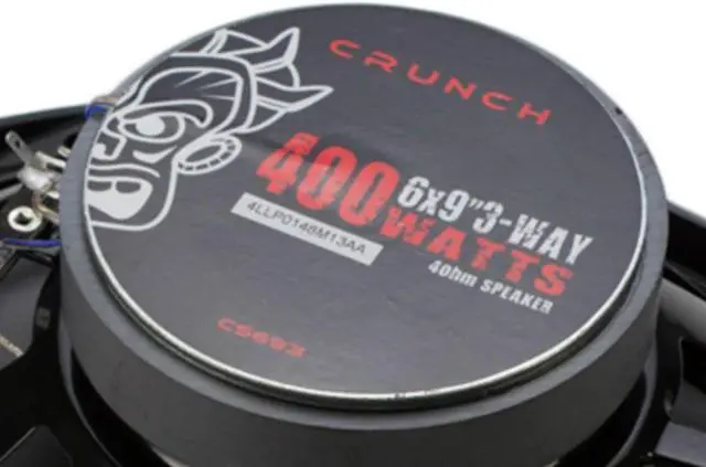Alt view image 4 of 16 - Crunch CS693 CS Series Speakers (6" x 9", 3 Way, 400 Watts)