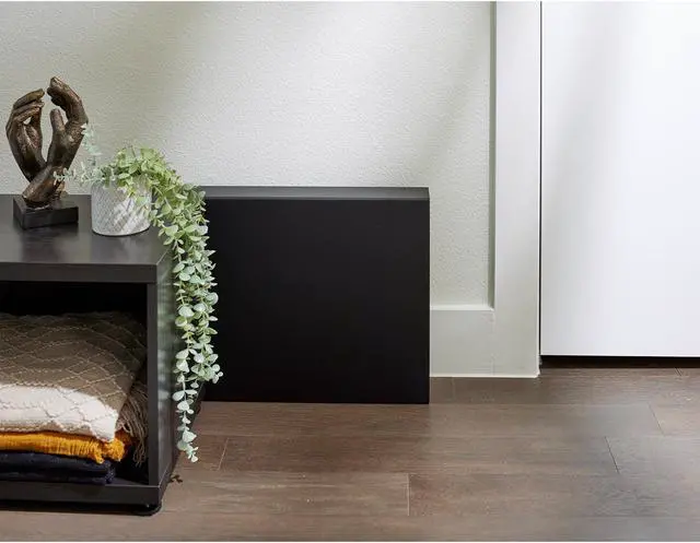 Alt view image 7 of 13 - Theater Solutions by Goldwood 250 Watt 8 Inch Slim Home Theater Subwoofer, Black