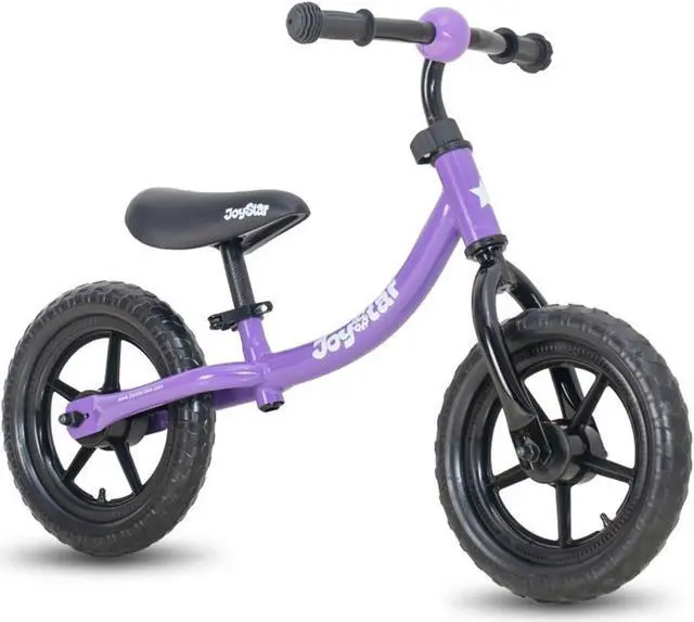 Main image of Joystar Marcher No Pedal 12" Age 1.5 to 5 Toddler Training Balance Bike, Purple