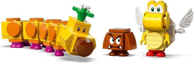 Alt view image 5 of 12 - LEGO 71383 Super Mario Wigglers Poison Swamp 374 Piece Block Expansion Set