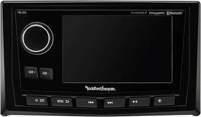 Alt view image 3 of 17 - Rockford Fosgate PMX-8DH Punch Marine Full Function Wired 5" Display Controller
