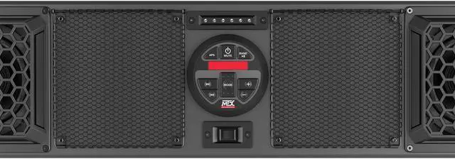 Alt view image 3 of 4 - MTX MUDSYS46 Mud Series Bluetooth 4 Speaker Overhead UTV Audio Sound Bar System