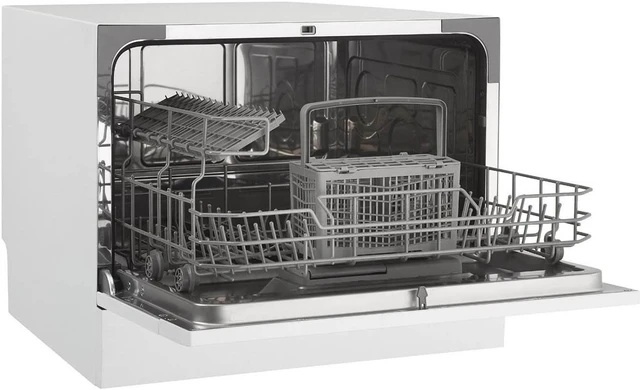Alt view image 4 of 13 - Danby DDW621WDB 6 Place Setting Countertop Dishwasher in White