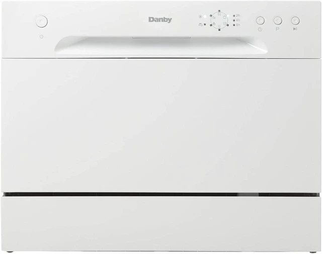 Alt view image 5 of 13 - Danby DDW621WDB 6 Place Setting Countertop Dishwasher in White