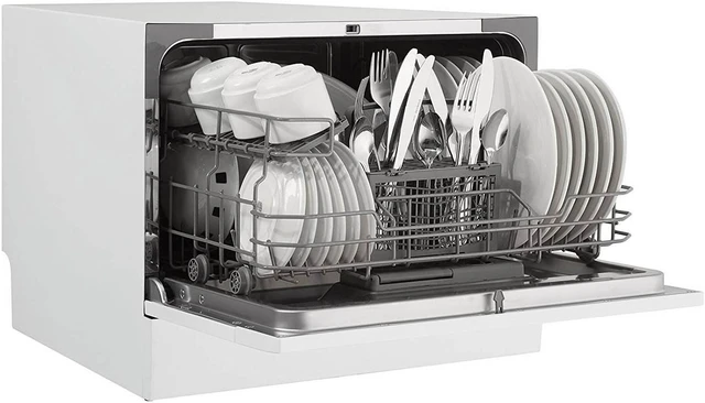 Alt view image 7 of 13 - Danby DDW621WDB 6 Place Setting Countertop Dishwasher in White