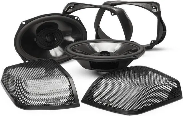 Main image of Rockford Fosgate Harley Davidson Street Glide Road Glide Rear Speaker Audio Kit