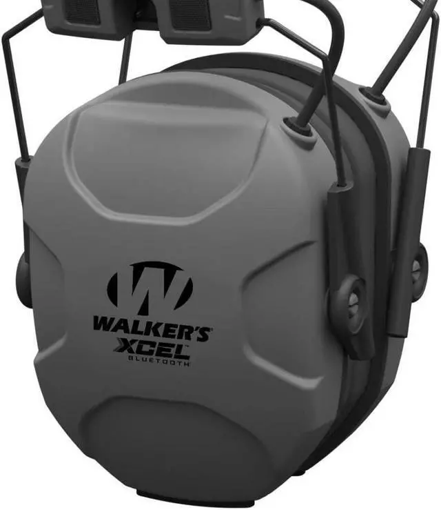 Alt view image 2 of 8 - Walkers XCEL 500BT Electronic Active Shooting Hearing Protection Earmuffs, Gray