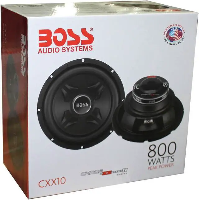 Alt view image 5 of 6 - Boss Audio CXX10 Chaos Exxtreme 10" 800 Watt Single Car Audio Subwoofer Speaker