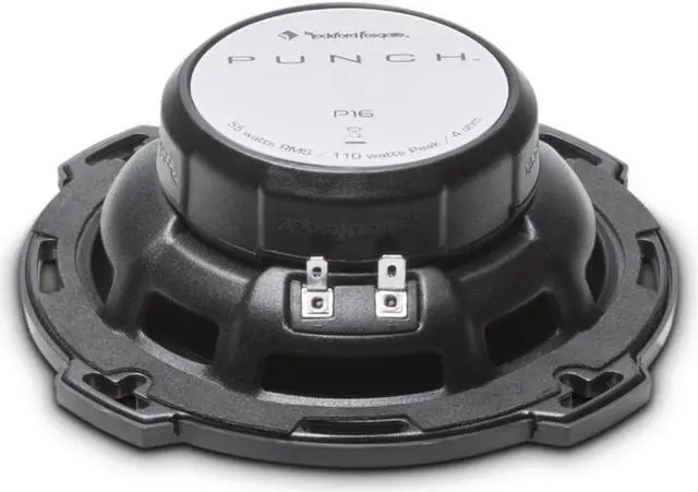 Alt view image 5 of 6 - Rockford Fosgate Punch P16 6" 80W 4-Ohm 2 Way Full Range Car Speakers, Pair