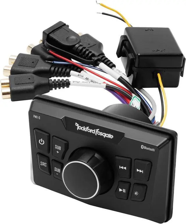 Alt view image 6 of 20 - Rockford Fosgate PMX-0 Punch Marine Motorcycle ATV Boat Digital Media Receiver