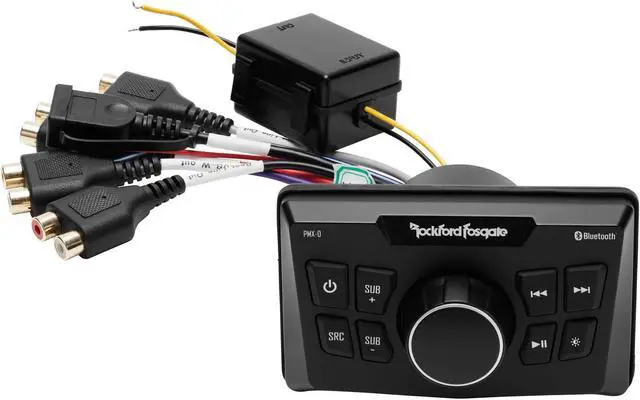 Alt view image 7 of 20 - Rockford Fosgate PMX-0 Punch Marine Motorcycle ATV Boat Digital Media Receiver