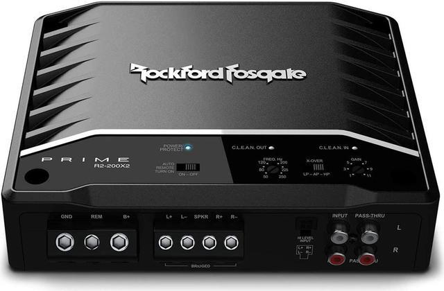 Alt view image 2 of 11 - Rockford Fosgate R2-200X2 Prime 200 Watt Full Range Class D Mono Amplifier