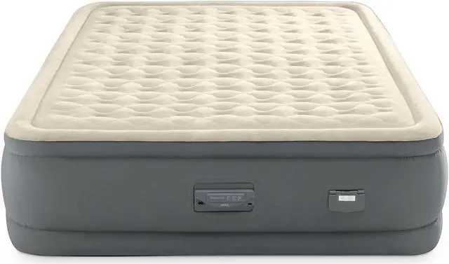 Alt view image 2 of 5 - Intex PremAire II Fiber-Tech Air Mattress with Built-In Pump, Queen