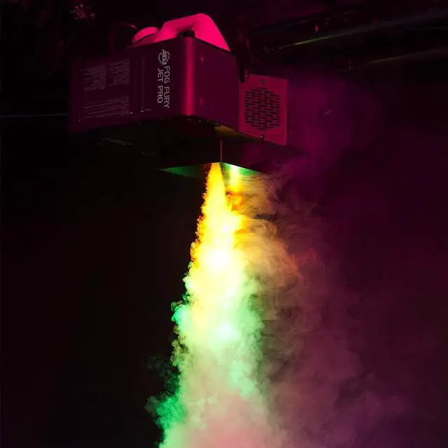 Alt view image 5 of 8 - ADJ Products Fog Fury Jett Pro Multi Positional Smoke and LED Lights Machine