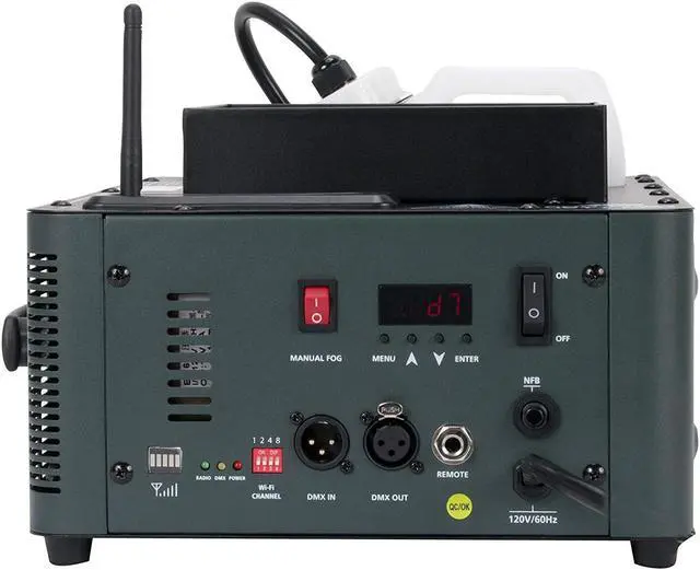 Alt view image 3 of 8 - ADJ Products Fog Fury Jett Pro Multi Positional Smoke and LED Lights Machine