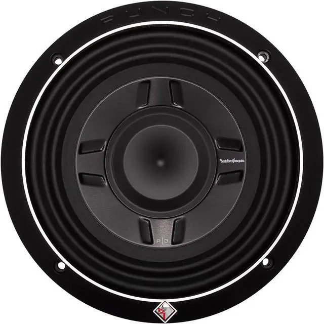 Main image of Rockford Fosgate PS3 8" 300W Car Audio Shallow Mount 2 Ohm DVC Subwoofer P3SD2-8