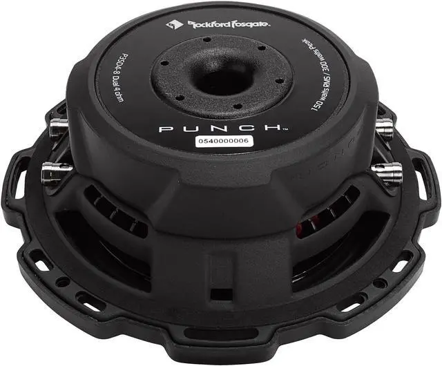 Alt view image 5 of 7 - Rockford Fosgate PS3 8" 300W Car Audio Shallow Mount 2 Ohm DVC Subwoofer P3SD2-8