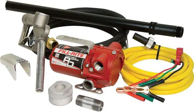 Alt view image 3 of 8 - FILL-RITE RD812NP Fuel Transfer Pump, 12VDC, 8 GPM, 1/6 HP, Cast Iron, 3/4" NPT