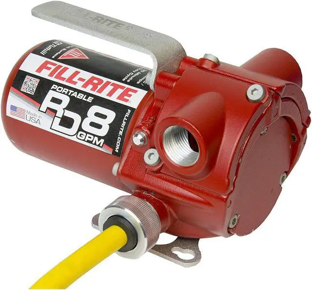 Alt view image 4 of 8 - FILL-RITE RD812NP Fuel Transfer Pump, 12VDC, 8 GPM, 1/6 HP, Cast Iron, 3/4" NPT