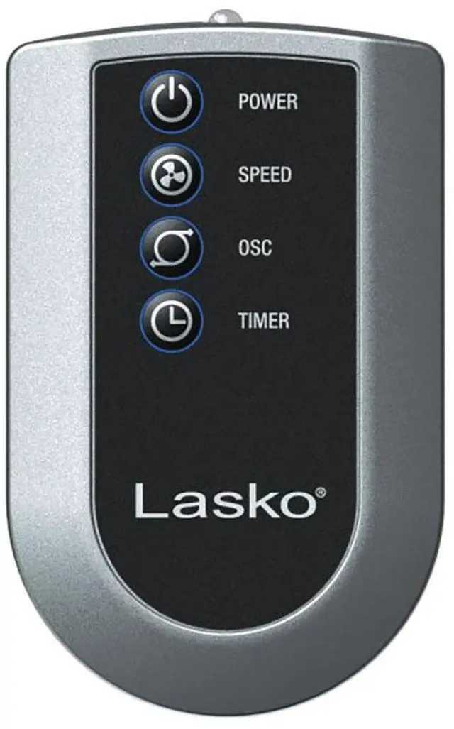 Alt view image 10 of 19 - Lasko Oscillating Tower Fan with Remote Control, 2711, Black