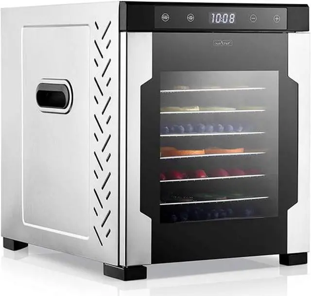 Main image of NutriChef NCFD10S 10 Shelf 900W Kitchen Countertop Food Dehydrator with Timer