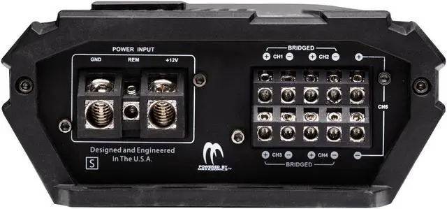 Alt view image 5 of 8 - Pyle Hydra Marine Amplifier Upgraded Elite Series 400 Watt 2 Channel Bridgeable Audio Amplifier-Waterproof, Dual MOSFET Power Supply, GAIN Level Controls, RCA Stereo Input & LED Indicator (PLMRA200)