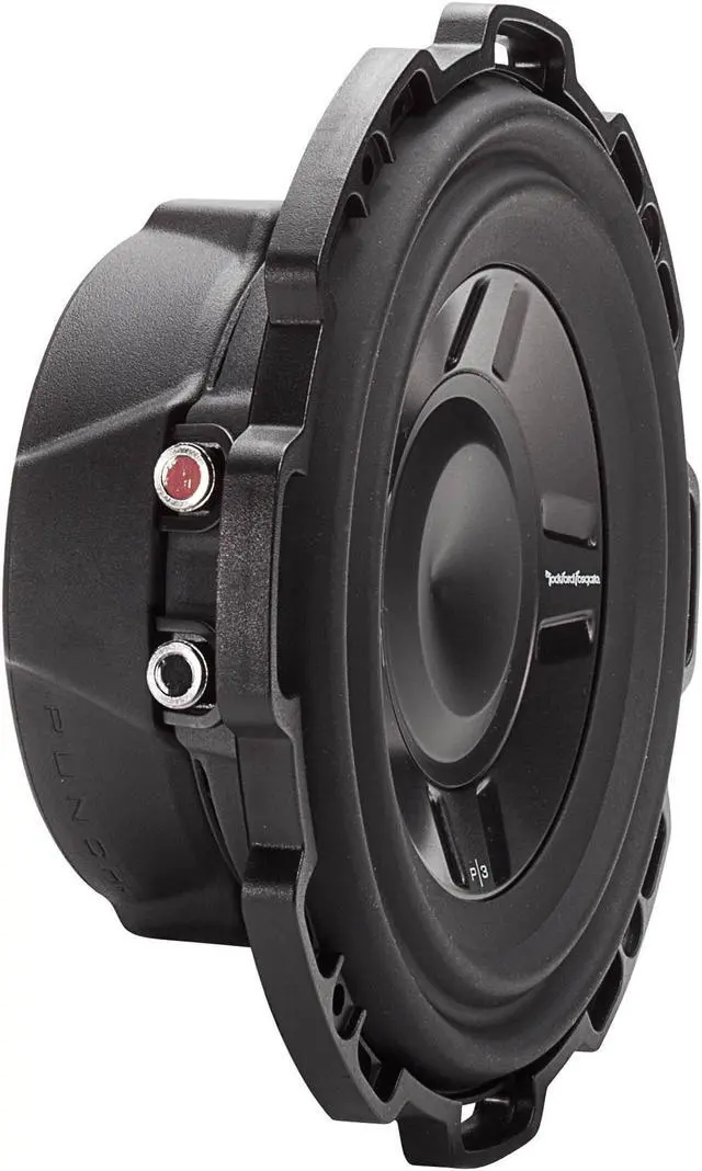 Alt view image 2 of 20 - Rockford Fosgate PS3 8" 300W Car Audio Shallow Mount 4 Ohm DVC Subwoofer P3SD4-8
