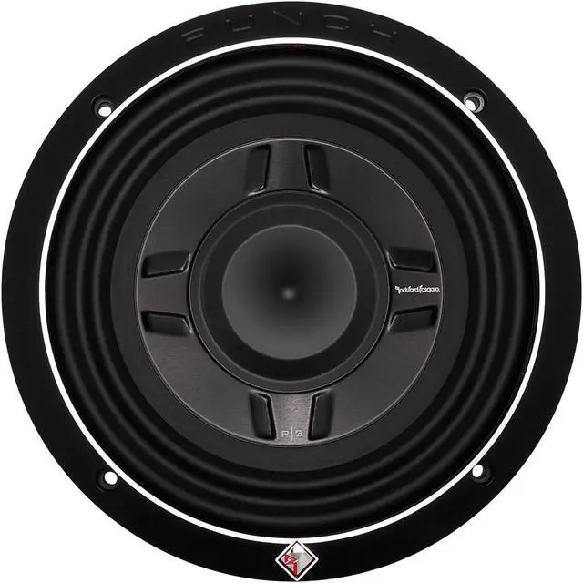 Main image of Rockford Fosgate PS3 8" 300W Car Audio Shallow Mount 4 Ohm DVC Subwoofer P3SD4-8