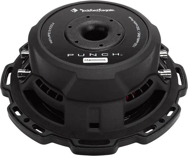 Alt view image 5 of 20 - Rockford Fosgate PS3 8" 300W Car Audio Shallow Mount 4 Ohm DVC Subwoofer P3SD4-8