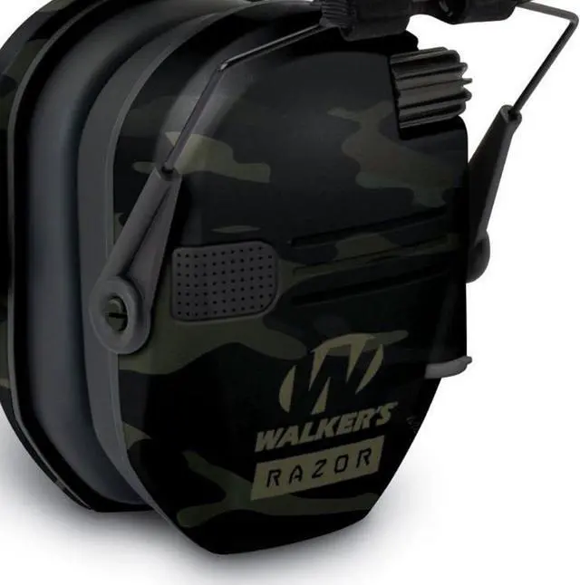 Alt view image 2 of 4 - Walkers Razor Slim Electronic Ear Muffs with NRR 23 dB, Gray Multicam