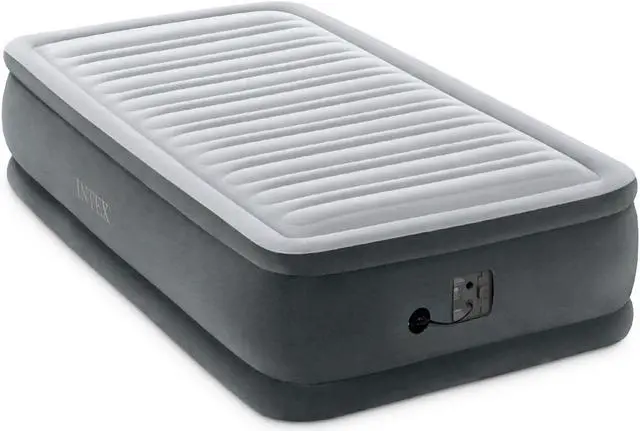Main image of Intex 64411ED Twin Dura Beam Plush Airbed Mattress with Built In Pump