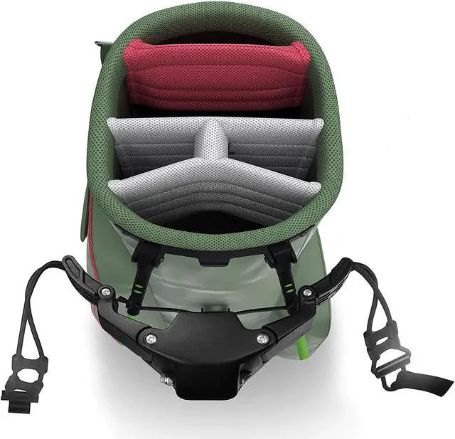 Alt view image 3 of 5 - SereneLife SLGZ48 4 Wheel Folding Walking Golf Bag Push Cart with Cup Holder