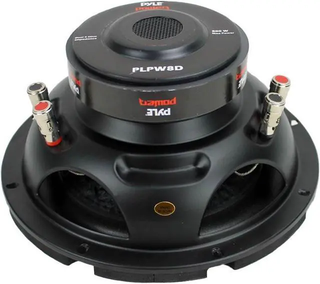 Alt view image 12 of 17 - Pyle PLPW8D Power Series Dual-Voice-Coil 4ohm Subwoofer (8, 800 Watts)