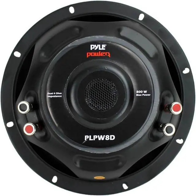 Alt view image 14 of 17 - Pyle PLPW8D Power Series Dual-Voice-Coil 4ohm Subwoofer (8, 800 Watts)