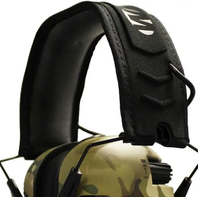 Alt view image 5 of 7 - Walkers Razor Slim Shooter Folding Electronic Ear Muff, 23 dB NRR, Multicam Camo