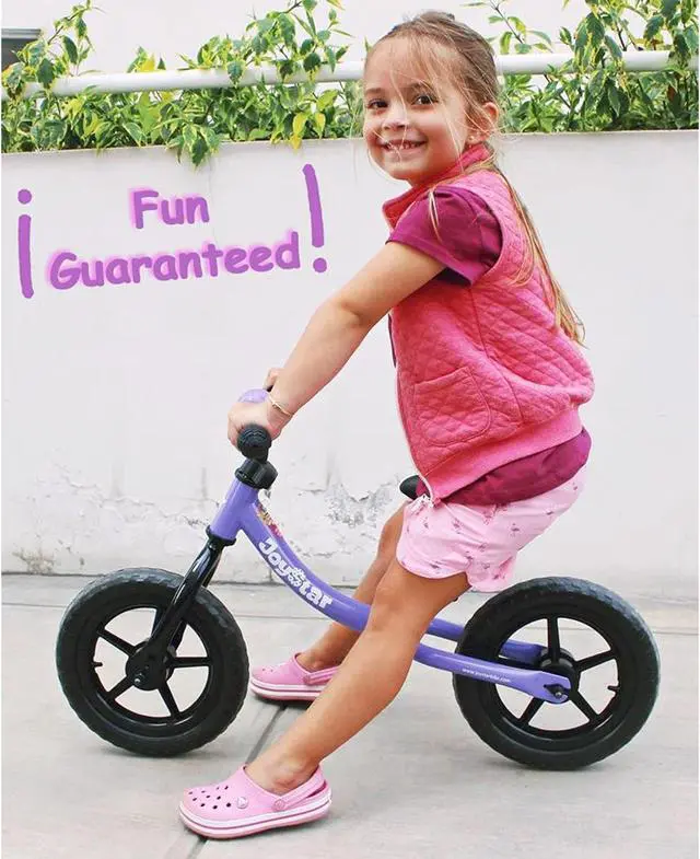 Alt view image 5 of 15 - Joystar Marcher No Pedal 12" Age 1.5 to 5 Toddler Training Balance Bike, Purple