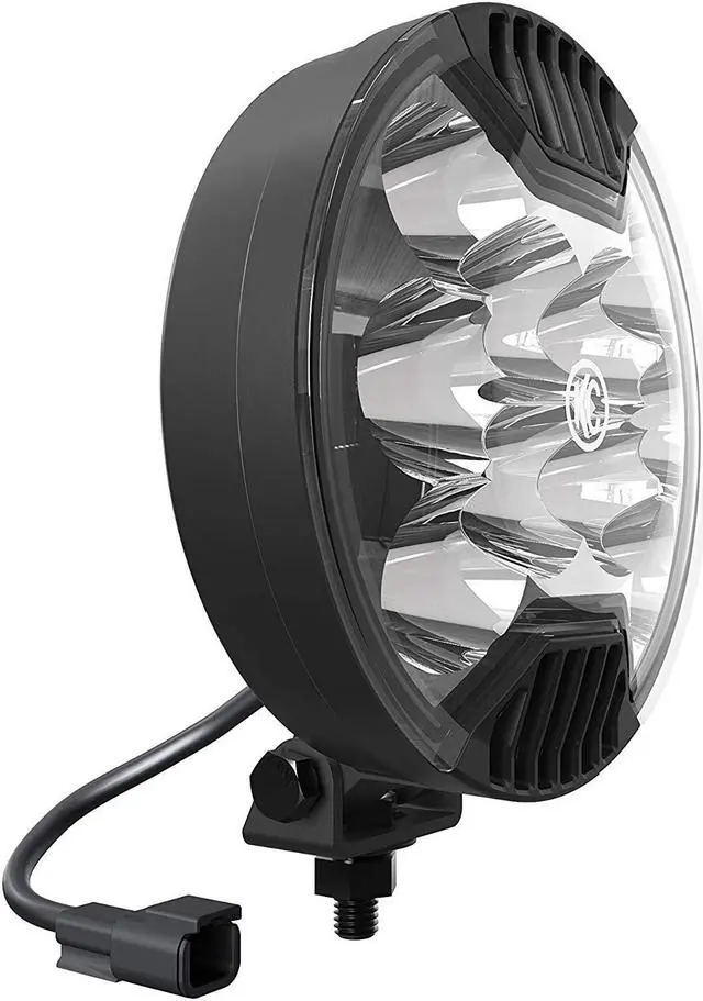 Alt view image 3 of 8 - KC HiLiTES KC100 SlimLite Pro Bright Vehicle LED Pair Spot Beam Light System, 6"