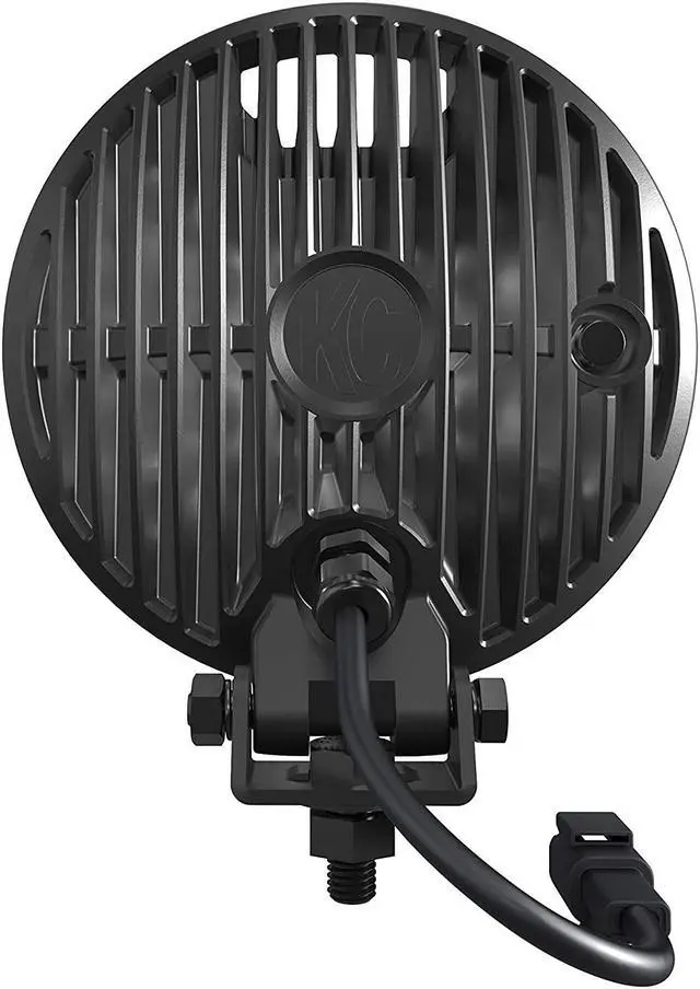 Alt view image 5 of 8 - KC HiLiTES KC100 SlimLite Pro Bright Vehicle LED Pair Spot Beam Light System, 6"