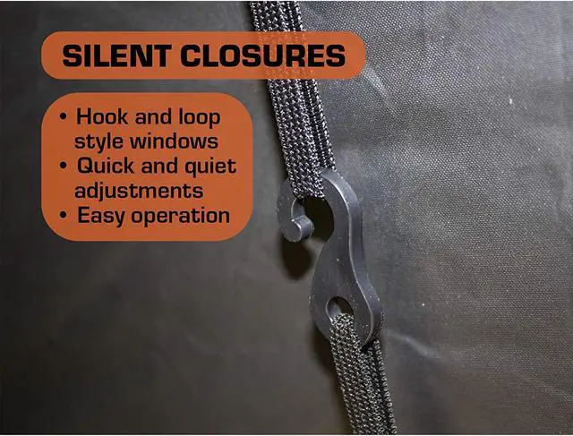 Alt view image 6 of 14 - Rhino Blinds R150 Durable 3 Person Outside Game Hunting Ground Blind, Mossy Oak