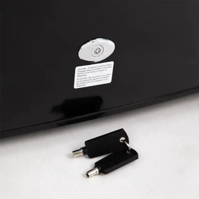 Alt view image 4 of 10 - Avanti AR4446B 4.4 Cubic Foot Counter High Mini Fridge & Freezer Combo, Black