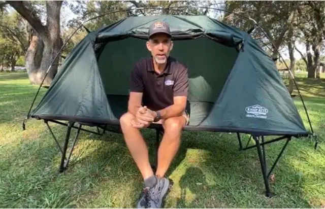 Alt view image 16 of 19 - Kamp-Rite Compact Tent Cot Xl Size