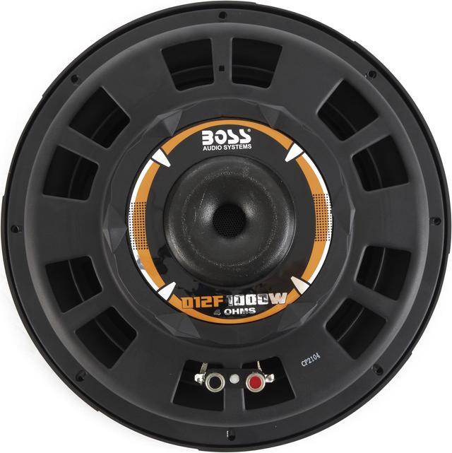 Alt view image 4 of 7 - Boss Audio 12 Inch 1000 Watt Max Car Audio Shallow Mount Stereo Subwoofer | D12F