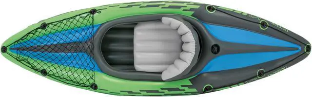 Alt view image 11 of 14 - Intex Challenger K1 Inflatable Single Person Kayak Set and Accessory Kit w/ Pump