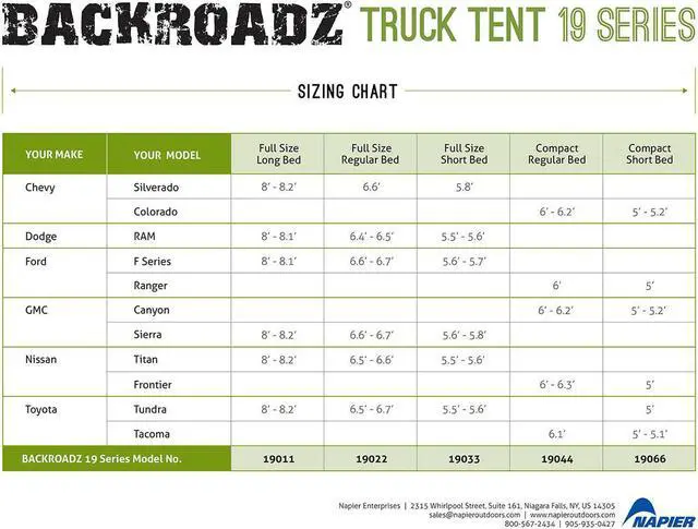 Alt view image 14 of 18 - Napier Backroadz Truck Tent Full Size Bed Grey/Green