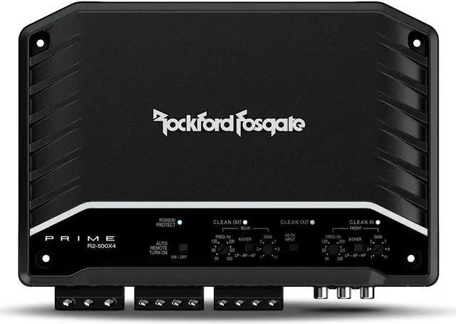 Alt view image 4 of 16 - Rockford Fosgate R2-500X4 Prime Series 4-channel car amplifier  75W RMS x 4