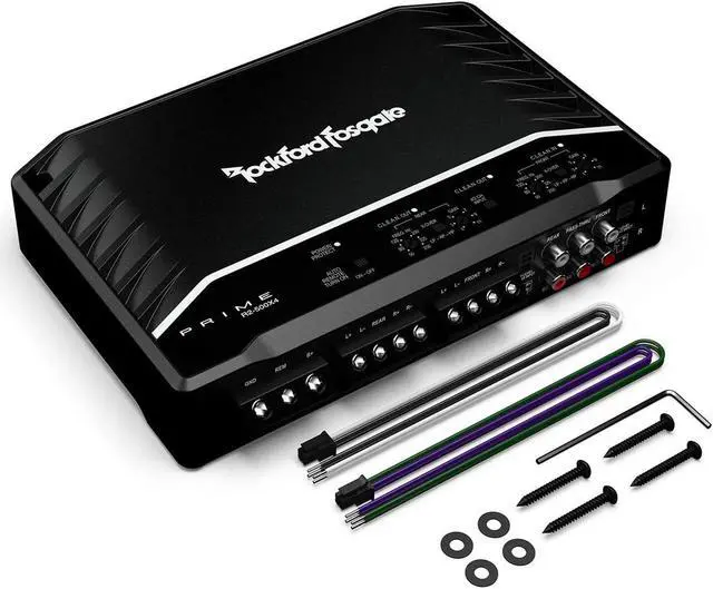 Alt view image 5 of 16 - Rockford Fosgate R2-500X4 Prime Series 4-channel car amplifier  75W RMS x 4