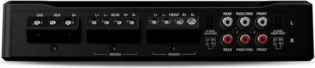 Alt view image 7 of 16 - Rockford Fosgate R2-500X4 Prime Series 4-channel car amplifier  75W RMS x 4