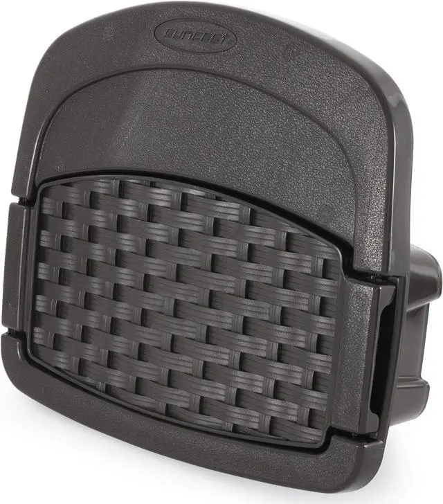 Alt view image 9 of 16 - Suncast Hangout 150 Foot Resin Wicker Mounted Garden Storage Hose Rack, Brown