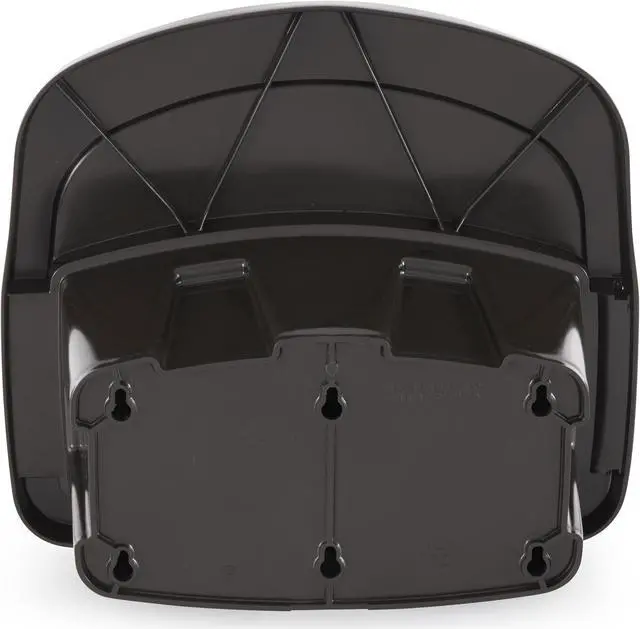 Alt view image 13 of 16 - Suncast Hangout 150 Foot Resin Wicker Mounted Garden Storage Hose Rack, Brown